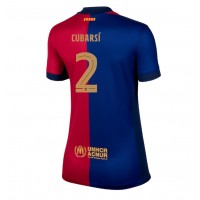 Camiseta Barcelona Pau Cubarsi #2 Primera Equipación para mujer 2024-25 manga corta